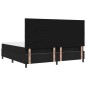 vidaXL Letto Box Spring con Materasso Nero 200x200 cm in Stoffa vidaXL Letto Box Spring con Materasso Nero 200x200 cm in Stoffa