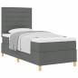 vidaXL Letto a molle grigio scuro 80x200 cm in tessuto vidaXL Letto a molle grigio scuro 80x200 cm in tessuto