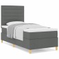 vidaXL Letto a molle grigio scuro 80x200 cm in tessuto vidaXL Letto a molle grigio scuro 80x200 cm in tessuto