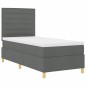 vidaXL Letto a molle grigio scuro 80x200 cm in tessuto vidaXL Letto a molle grigio scuro 80x200 cm in tessuto