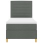 vidaXL Letto a molle grigio scuro 80x200 cm in tessuto vidaXL Letto a molle grigio scuro 80x200 cm in tessuto