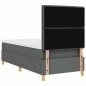 vidaXL Letto a molle grigio scuro 80x200 cm in tessuto vidaXL Letto a molle grigio scuro 80x200 cm in tessuto