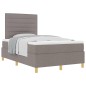 vidaXL Letto contenitore e materasso tortora 120x200 cm Tessuto vidaXL Letto contenitore e materasso tortora 120x200 cm Tessuto
