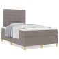 vidaXL Letto contenitore e materasso tortora 120x200 cm Tessuto vidaXL Letto contenitore e materasso tortora 120x200 cm Tessuto