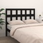 Testiera per Letto Nera 165,5x4x100cm in Legno Massello di Pino Testiera per Letto Nera 165,5x4x100cm in Legno Massello di Pino