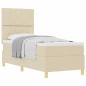 vidaXL Letto a rete con Materasso Panna 80x200 cm in Tessuto vidaXL Letto a rete con Materasso Panna 80x200 cm in Tessuto