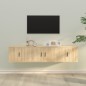 Set di Mobili Porta TV 3 pz Rovere Sonoma in Legno Multistrato Set di Mobili Porta TV 3 pz Rovere Sonoma in Legno Multistrato
