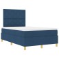 vidaXL Letto con rete a doghe e materasso blu 120x200 cm tessuto vidaXL Letto con rete a doghe e materasso blu 120x200 cm tessuto