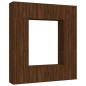 Set Mobili Porta TV 8pz Rovere Marrone in Legno Multistrato Set Mobili Porta TV 8pz Rovere Marrone in Legno Multistrato