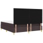 vidaXL Letto con Rete e Materasso Marrone Scuro Super King in Tessuto vidaXL Letto con Rete e Materasso Marrone Scuro Super King in Tessuto
