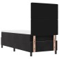 Letto a Molletta con Materasso vidaXL Nero 80x200 cm Velluto