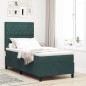 letto a box spring vidaXL con materasso verde scuro 90x200 cm in velluto letto a box spring vidaXL con materasso verde scuro 90x200 cm in velluto