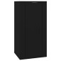 Set Mobili Porta TV 3 pz Nero in Legno Multistrato Set Mobili Porta TV 3 pz Nero in Legno Multistrato