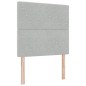 vidaXL Letto Box Spring con Materasso Grigio Chiaro 120x200 cm Velluto vidaXL Letto Box Spring con Materasso Grigio Chiaro 120x200 cm Velluto