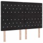 vidaXL Letto a Box con Materasso Nero 160x200 cm in Velluto vidaXL Letto a Box con Materasso Nero 160x200 cm in Velluto