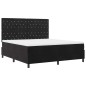 letto box spring vidaXL con materasso nero super king velluto letto box spring vidaXL con materasso nero super king velluto