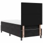 vidaXL Letto con Rete A Molle e Materasso Nero 80x200 cm Velluto vidaXL Letto con Rete A Molle e Materasso Nero 80x200 cm Velluto