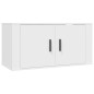 Set di Mobili Porta TV 6 pz Bianco in Legno Multistrato Set di Mobili Porta TV 6 pz Bianco in Legno Multistrato