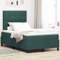 vidaXL Letto Box Spring con Materasso Verde Scuro 120x200 cm Velluto vidaXL Letto Box Spring con Materasso Verde Scuro 120x200 cm Velluto