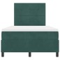 vidaXL Letto Box Spring con Materasso Verde Scuro 120x200 cm Velluto vidaXL Letto Box Spring con Materasso Verde Scuro 120x200 cm Velluto