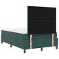 vidaXL Letto Box Spring con Materasso Verde Scuro 120x200 cm Velluto vidaXL Letto Box Spring con Materasso Verde Scuro 120x200 cm Velluto