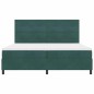 vidaXL Letto Box Spring con Materasso Verde Scuro 200x200 cm Velluto vidaXL Letto Box Spring con Materasso Verde Scuro 200x200 cm Velluto