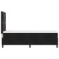 Letto Box Spring vidaXL con Materasso Nero 80x200 cm in Velluto
