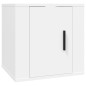 Set di Mobili Porta TV 5 pz Bianco in Legno Multistrato Set di Mobili Porta TV 5 pz Bianco in Legno Multistrato