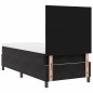 vidaXL Letto Box Spring con Materasso Nero 100x200 cm Velluto vidaXL Letto Box Spring con Materasso Nero 100x200 cm Velluto