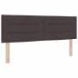 vidaXL Letto Box Spring con Materasso Marrone Scuro 160x200 cm Tessuto