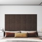 Pannelli Murali 12 pz Tortora 30x30 cm in Tessuto 1,08 m² Pannelli Murali 12 pz Tortora 30x30 cm in Tessuto 1,08 m²