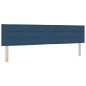 Letto a molle vidaXL con materasso Blu 200x200 cm in tessuto Letto a molle vidaXL con materasso Blu 200x200 cm in tessuto