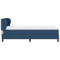 vidaXL Letto a Castello con Materasso Blu 80x200 cm Tessuto vidaXL Letto a Castello con Materasso Blu 80x200 cm Tessuto