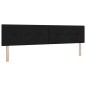 vidaXL Letto a box con materasso Nero 200x200 cm Tessuto vidaXL Letto a box con materasso Nero 200x200 cm Tessuto