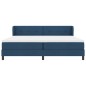 vidaXL Letto Box Spring con Materasso Blu 200x200 cm Tessuto vidaXL Letto Box Spring con Materasso Blu 200x200 cm Tessuto