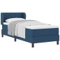 vidaXL Letto a Box con Materasso Blu 80x200 cm in Tessuto