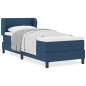 vidaXL Letto a Box con Materasso Blu 80x200 cm in Tessuto
