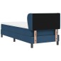 vidaXL Letto a Box con Materasso Blu 80x200 cm in Tessuto