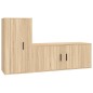 Set di Mobili Porta TV 2 pz Rovere Sonoma in Legno Multistrato Set di Mobili Porta TV 2 pz Rovere Sonoma in Legno Multistrato
