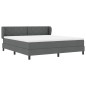 Letto a Rete con Materasso vidaXL Grigio Scuro 180x200 cm in Tessuto Letto a Rete con Materasso vidaXL Grigio Scuro 180x200 cm in Tessuto