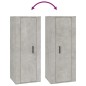 Set di Mobili Porta TV 6 pz Grigio Cemento in Legno Multistrato Set di Mobili Porta TV 6 pz Grigio Cemento in Legno Multistrato