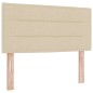 vidaXL Letto Box Spring con Materasso - Crema - 80x200 cm - Tessuto vidaXL Letto Box Spring con Materasso - Crema - 80x200 cm - Tessuto