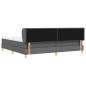 vidaXL Letto Box Spring con Materasso Grigio Scuro 200x200 cm in Tessuto vidaXL Letto Box Spring con Materasso Grigio Scuro 200x200 cm in Tessuto