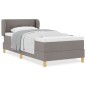 Letto a doghe vidaXL con materasso in tortora, 90x200 cm, Tessuto Letto a doghe vidaXL con materasso in tortora, 90x200 cm, Tessuto
