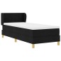 vidaXL Letto con Materasso Box Spring Nero 80x200 cm Tessuto vidaXL Letto con Materasso Box Spring Nero 80x200 cm Tessuto