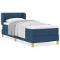 vidaXL Letto Box Spring con Materasso - Blu - 80x200 cm - Tessuto