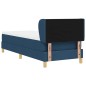 vidaXL Letto Box Spring con Materasso - Blu - 80x200 cm - Tessuto