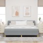 Letto con Box Spring e Materasso - Grigio Chiaro, 180x200 cm, Tessuto Letto con Box Spring e Materasso - Grigio Chiaro, 180x200 cm, Tessuto