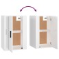 Set di Mobili Porta TV 5 pz Bianco Lucido in Legno Multistrato Set di Mobili Porta TV 5 pz Bianco Lucido in Legno Multistrato