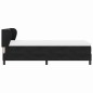 vidaXL Letto Box Spring con Materasso Nero 100x200 cm Velluto